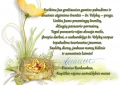 Mero Dainiaus Bardausko sveikinimas šv. Velykų proga