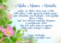 Mero Dainiaus Bardausko sveikinimas Motinos dienos proga