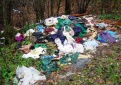 Dapšių žvyro karjero teritorijoje aptiktas savavališkas šiukšlynas