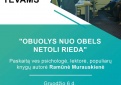 Paskaita tėvams „Obuolys nuo obels netoli rieda“