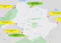 Ribojamas patekimas į Kupiškio miestą