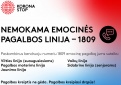 Karantino metu gyventojams įkurta nacionalinė vieninga emocinės paramos telefonu linija 1809