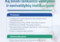 Atnaujintos būtinos darbo organizavimo valstybės ir savivaldybių institucijose, įstaigose bei jų valdomose įmonėse sąlygos