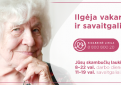 „Sidabrinė linija“ senjorų skambučių laukia ir savaitgaliais