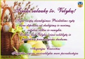 Mero pavaduotojo Augenijaus Cesevičiaus sveikinimas šv. Velykų proga