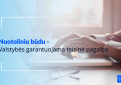 Valstybės garantuojama teisinė pagalba – elektroninėje erdvėje