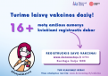 Startuoja masinė vakcinacija – skiepytis kviečiami visi gyventojai nuo 16 metų