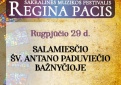 Sakralinės muzikos festivalis „Regina pacis“ Salamiestyje