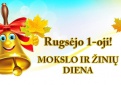 Informacija apie mokslo metų pradžią