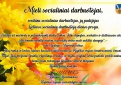 Rugsėjo 27-oji – Lietuvos socialinių darbuotojų diena