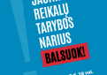 Renkami Kupiškio rajono jaunimo reikalų tarybos nariai