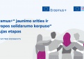 Kviečiame dalyvauti „Erasmus+“ jaunimo srities ir „Europos solidarumo korpuso“ naujo etapo pristatymo renginyje