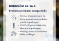 Sveikatos priežiūros įstaigos dirbs ir per šventes