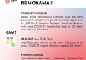 Plečiamos asmenų grupės, galinčios nemokamai išsitirti COVID-19 antikūnus
