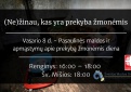 „Caritas“ kviečia į renginį „(Ne)Žinau, kas yra prekyba žmonėmis“