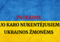 Nevyriausybinės organizacijos vienija jėgas rinkdami paramą ir savanorių būrius pagalbai ukrainiečiams 