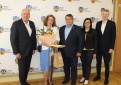 Savivaldybės vadovai pasveikino nusipelniusią krašto gydytoją