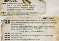 Liepos 6-osios – Valstybės (Lietuvos karaliaus Mindaugo karūnavimo) dienos programa Kupiškyje