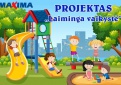 Baigiama įrengti nauja vaikų žaidimo aikštelė