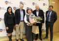 Savivaldybėje asmeninio jubiliejaus proga pasveikinta garsi aktorė ir humoristė Violeta Mičiulienė 