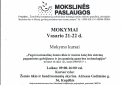 Ūkininkai kviečiami į mokymus