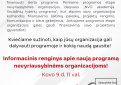 Kvietimas dalyvauti Atviros Lietuvos fondo programoje „Verta“