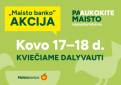 Jau šį penktadienį prasideda pavasarinė „Maisto banko“ akcija