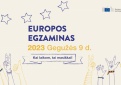 EUROPOS EGZAMINAS 2023