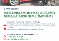 Asmenys, turintys judėjimo negalią, kviečiami nemokamai mokytis B kategorijos transporto priemonės vairavimo 