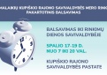 Per dvi išankstinio balsavimo dienas rinkti Kupiškio rajono savivaldybės mero atvyko 706 rinkėjai 