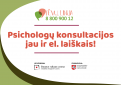 Tėvų linijoje“ psichologų konsultacijos jau ir el. laiškais