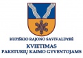Kvietimas Paketurių kaimo gyventojams