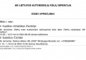 Eismo apribojimai valstybinės reikšmės keliuose