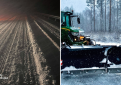 Kelininkai dirba visu pajėgumu, tačiau atsargumas – būtinas  Į Lietuvą atkeliavus žiemiškiems orams – sniegui, plikledžiui ir šlapdribai, valstybinės reikšmės keliuose intensyviai vykdomi sniego ir le