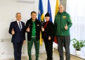 Gruodžio 3 d. Kupiškio rajono savivaldybės meras Algirdas Raslanas susitiko su legendiniais krepšininkais Valdemaru Chomičiumi ir Virginijumi Praškevičiumi
