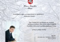 LR Seimo nario Valdemaro Valkiūno šventinis sveikinimas