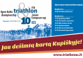 Netrukus Kupiškyje aidės dešimtosios tarptautinės triatlono varžybos